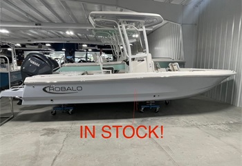 2025 Robalo 226 Cayman Alloy Gray Boat